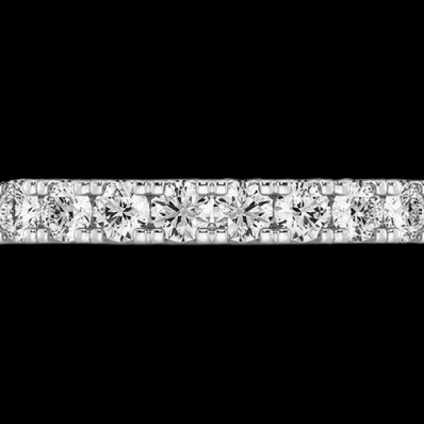 ONE ROW DIAMOND BAND SOLID GOLD 