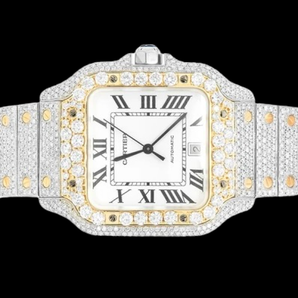 CARTIER SANTOS DE CARTIER 40MM 18K 20.86CTW