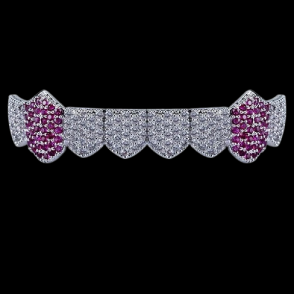 Multi-Color Bottom Fang Grillz